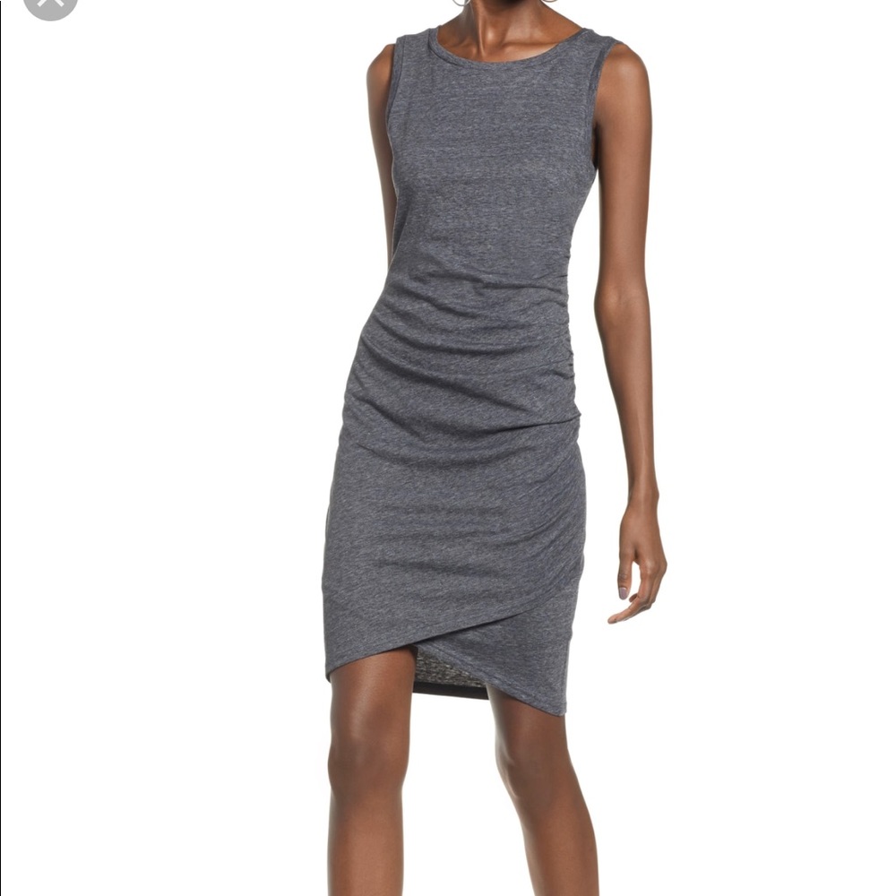 Ruched Body-Con Wrap Dress from Nordstrom